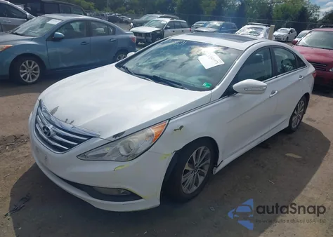 2014 Hyundai Sonata Limited from USA, damaged, VIN 5NPEC4AC2EH876835